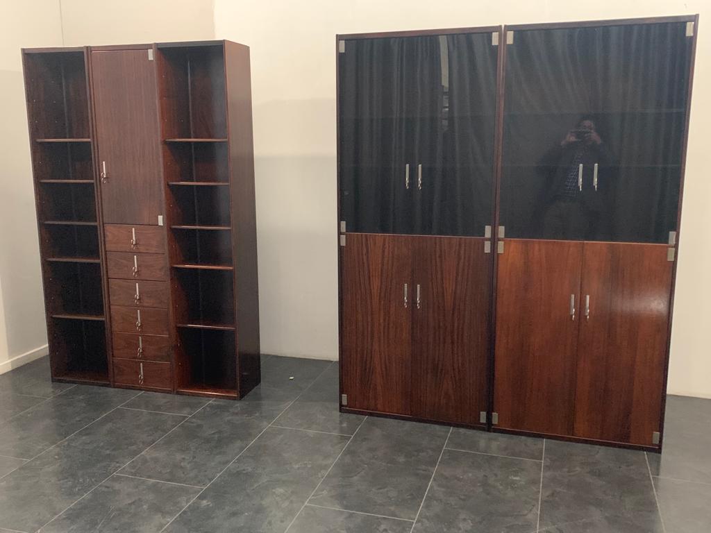Rosewood Bookcase by Vittorio Introini for Saporiti, 1970s 7