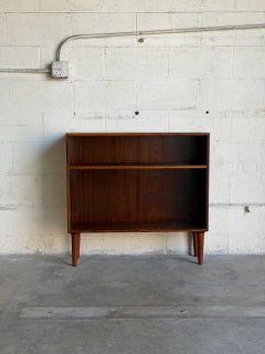 Rosewood Bookcase Hornebo Mobelfabrik with Single Shelf MCM Denmark 1960s