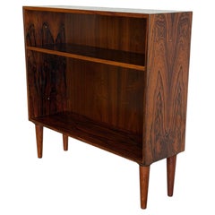 Rosewood Bookcase Hornebo Mobelfabrik with Single Shelf MCM Denmark 1960s