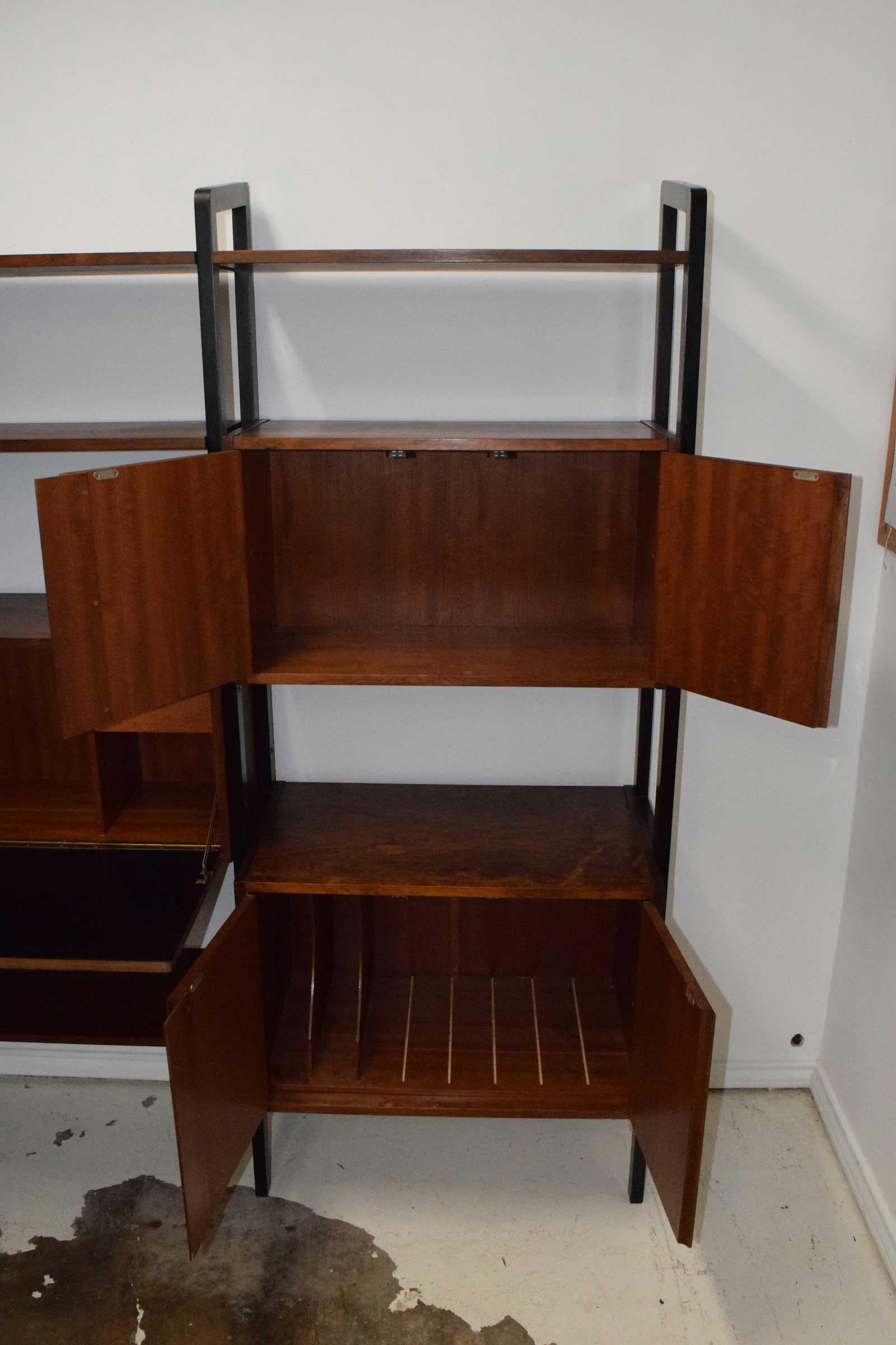 Rosewood Bookcase Storage Unit 5