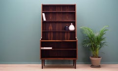 Rosewood Bookcase Vintage Danish Design, 1970s