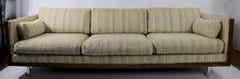 Rosewood Box Sofa by Carlton after Milo Baughman Pair Available