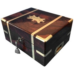 Rosewood Brassbound Jewelry Box