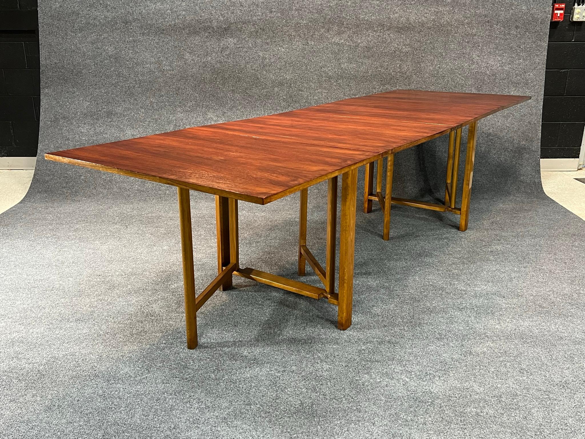 Swedish Rosewood Bruno Mathsson Maria Folding Dining Table, Sweden, c. 1936 For Sale