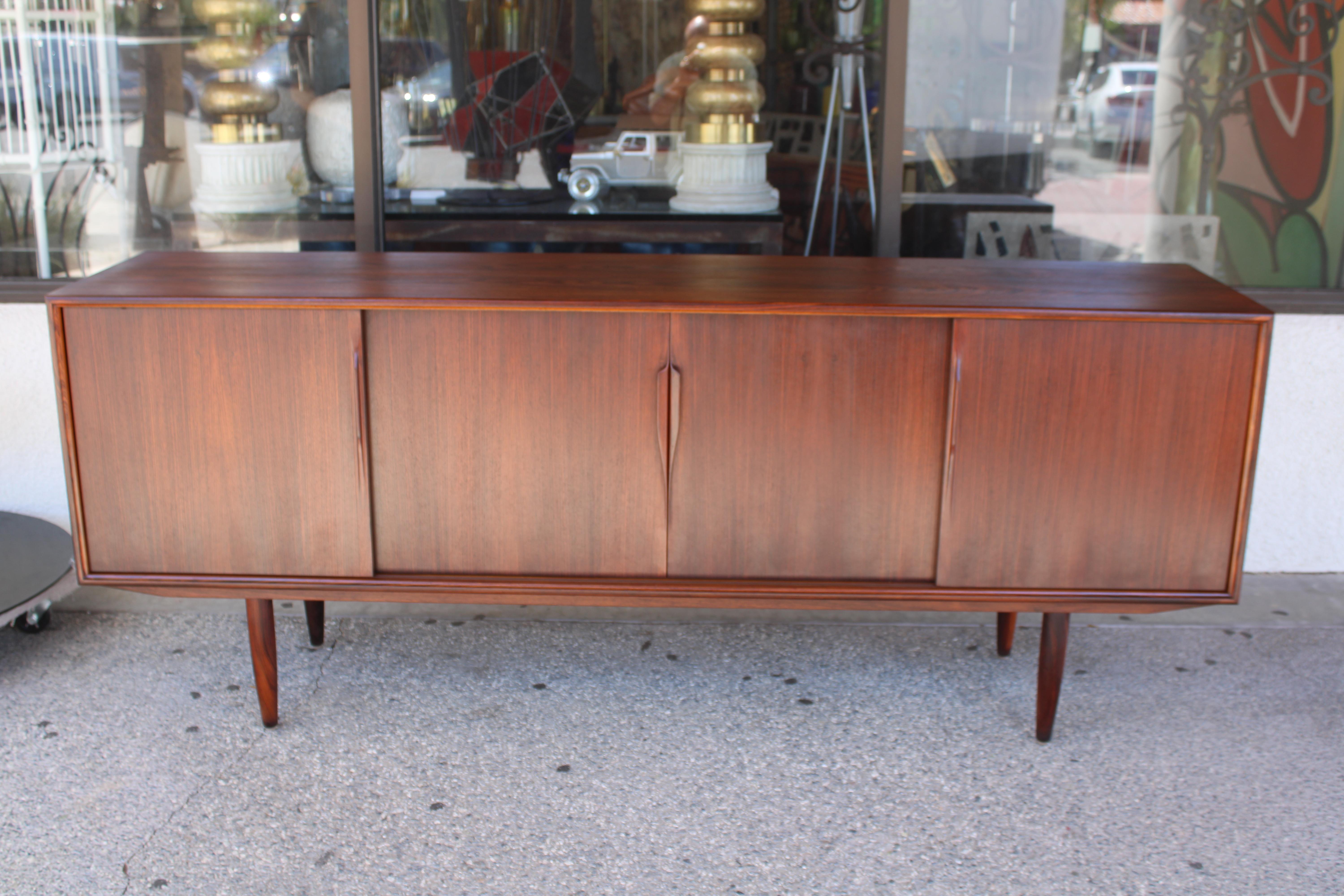 Rosewood Buffet Sideboard by Axel Christensen for ACO Møbler, Denmark 1960s 4