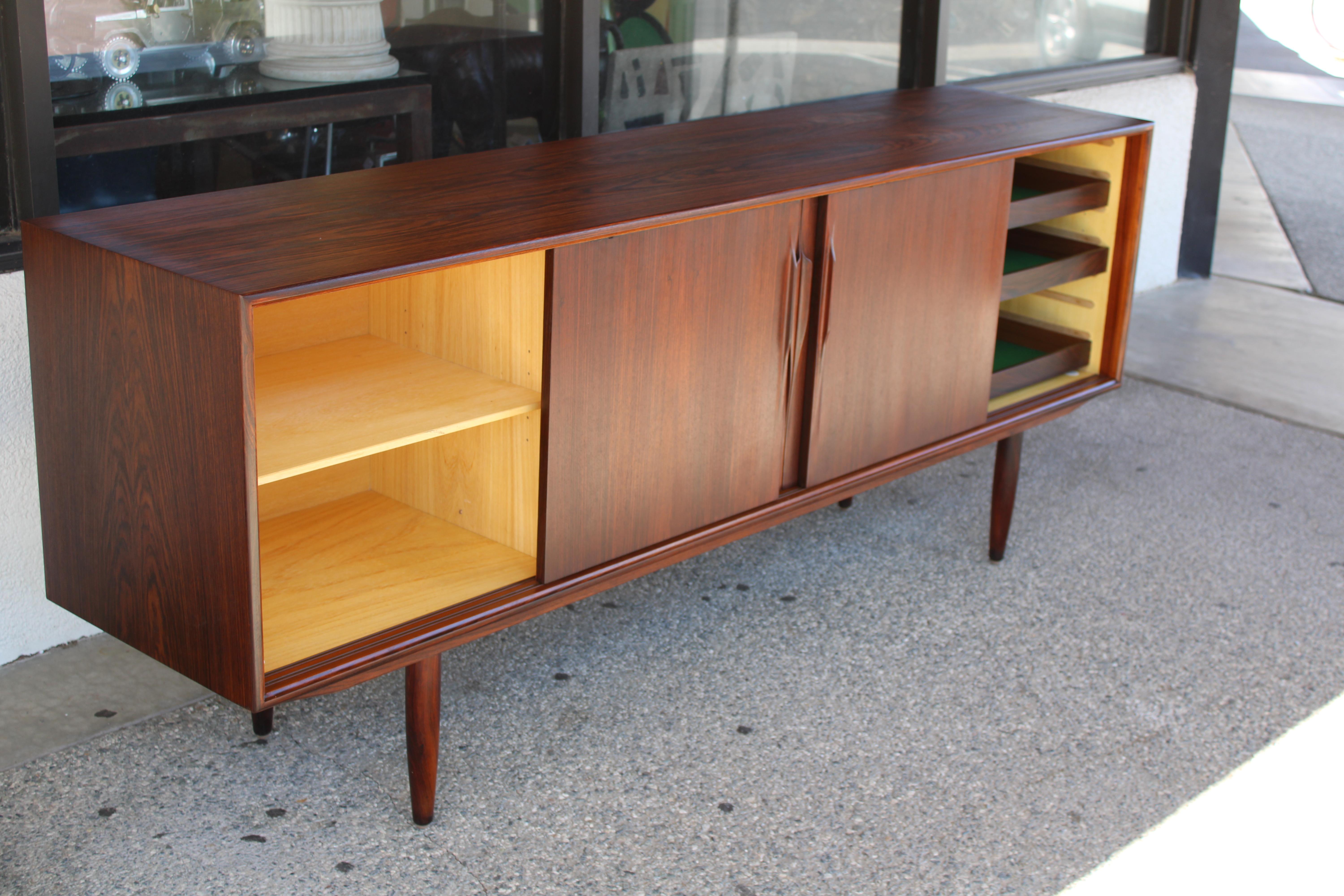 Rosewood Buffet Sideboard by Axel Christensen for ACO Møbler, Denmark 1960s 6