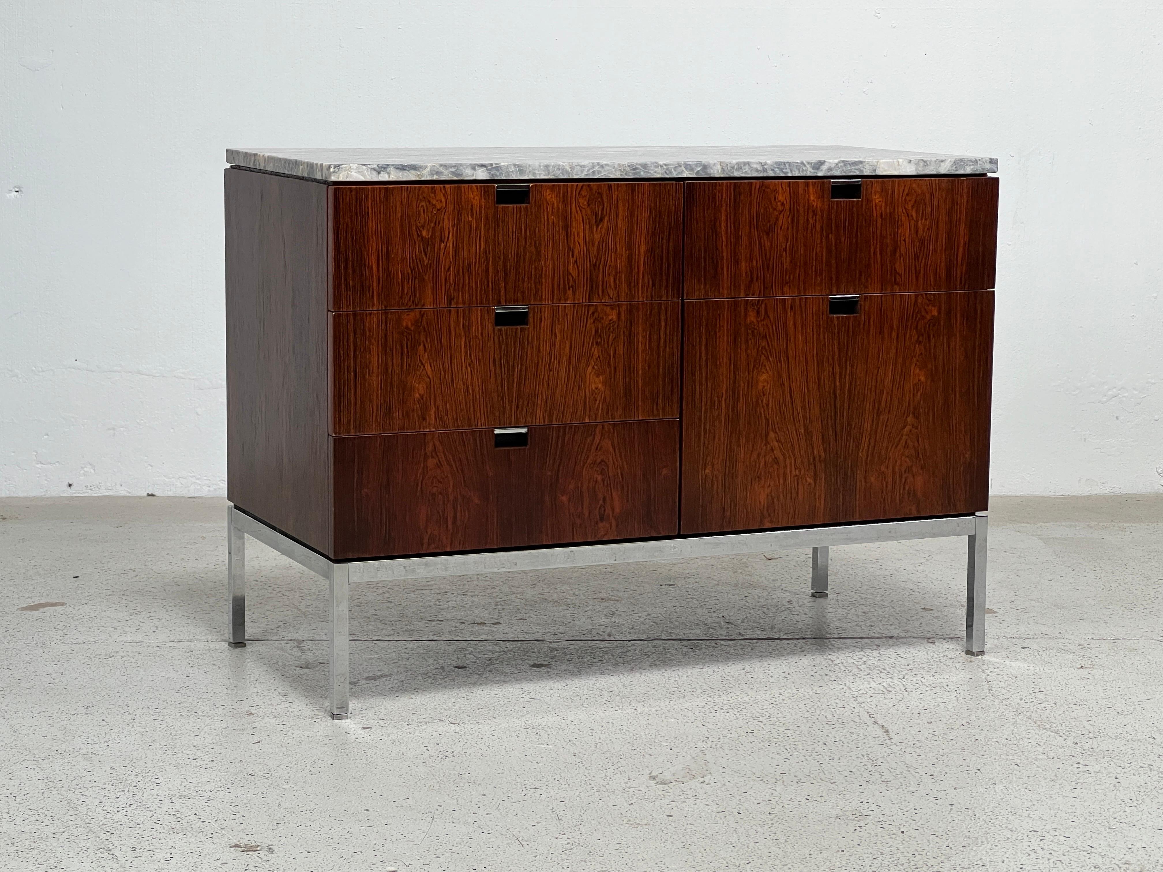 Rosewood Cabinet by Florence Knoll for Knoll For Sale 2