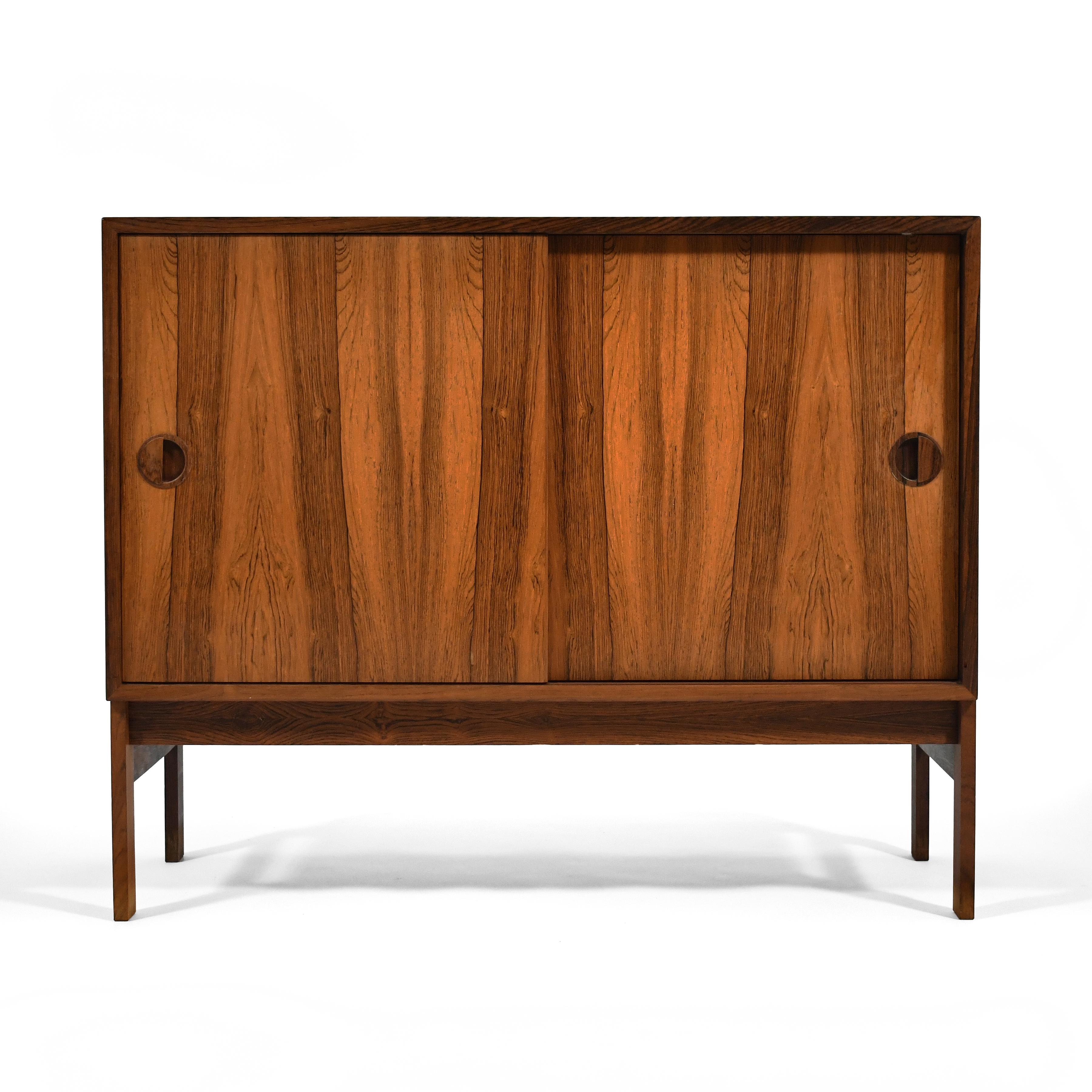 Scandinavian Modern Rosewood Cabinet by HG Furniture