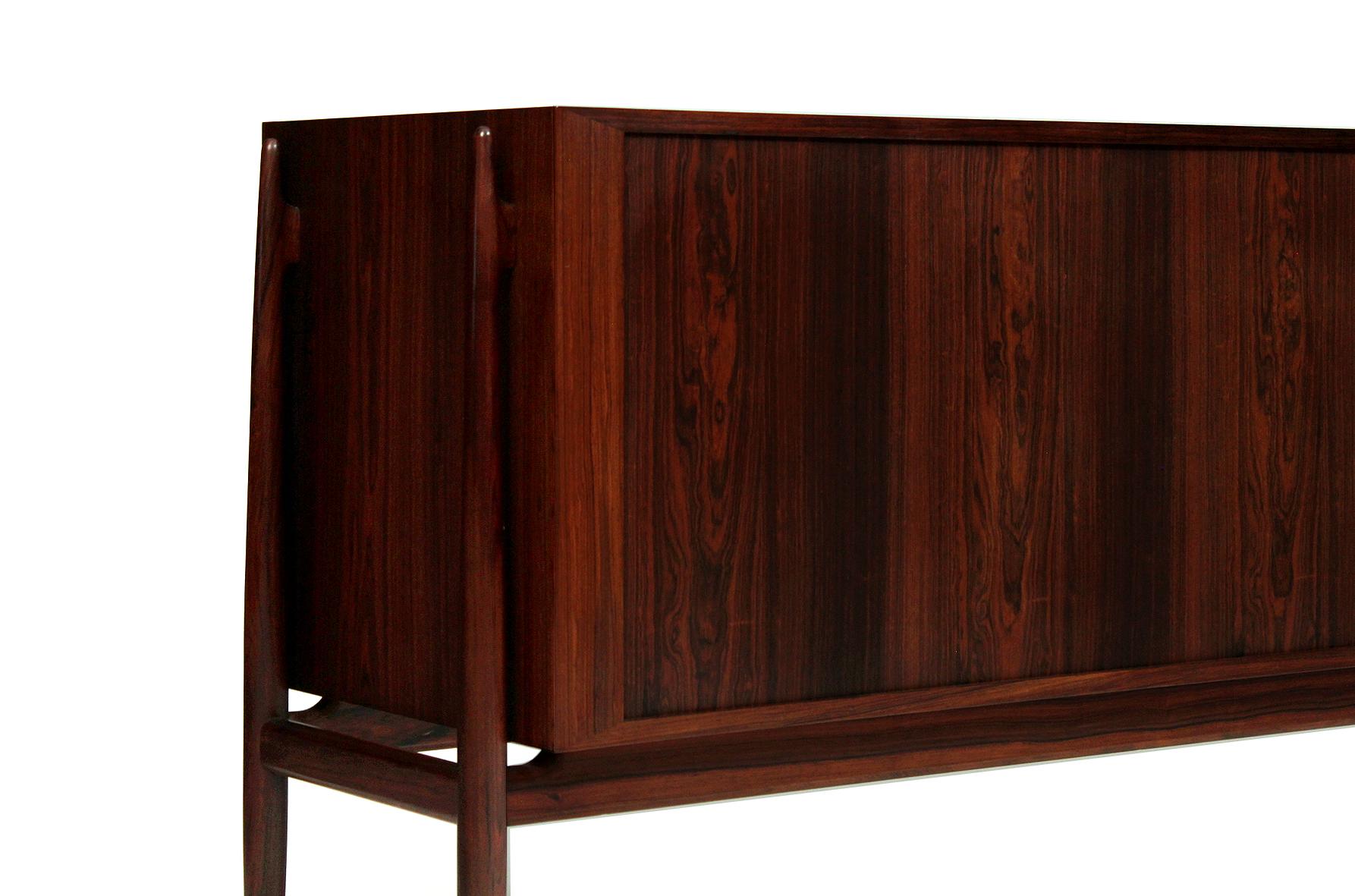 Wood Rosewood Cabinet by Niels Vodder 1954