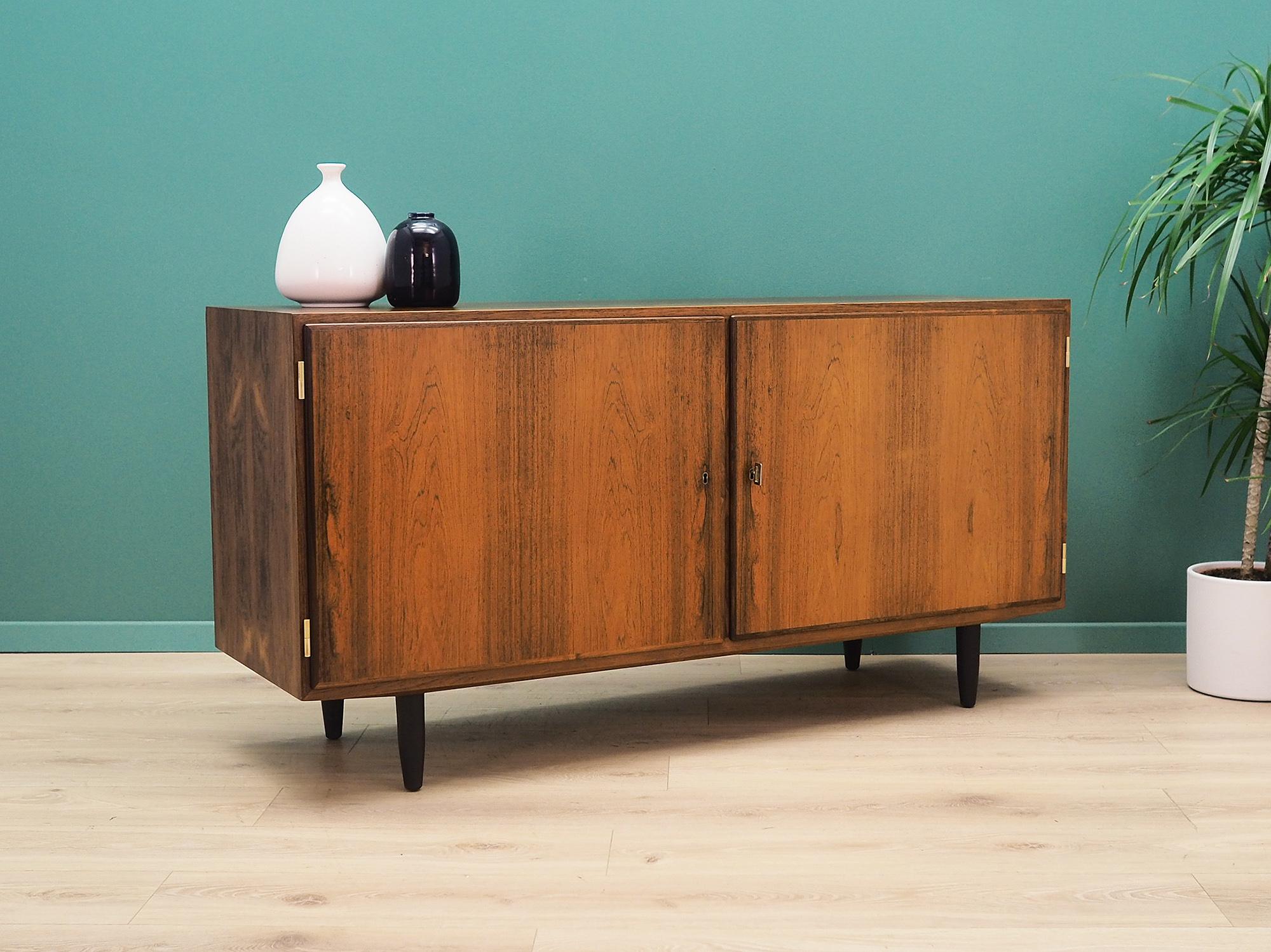 Scandinavian Modern Rosewood Cabinet, Danish Design, 1960s, Designer Carlo Jensen, Producer Hundev For Sale