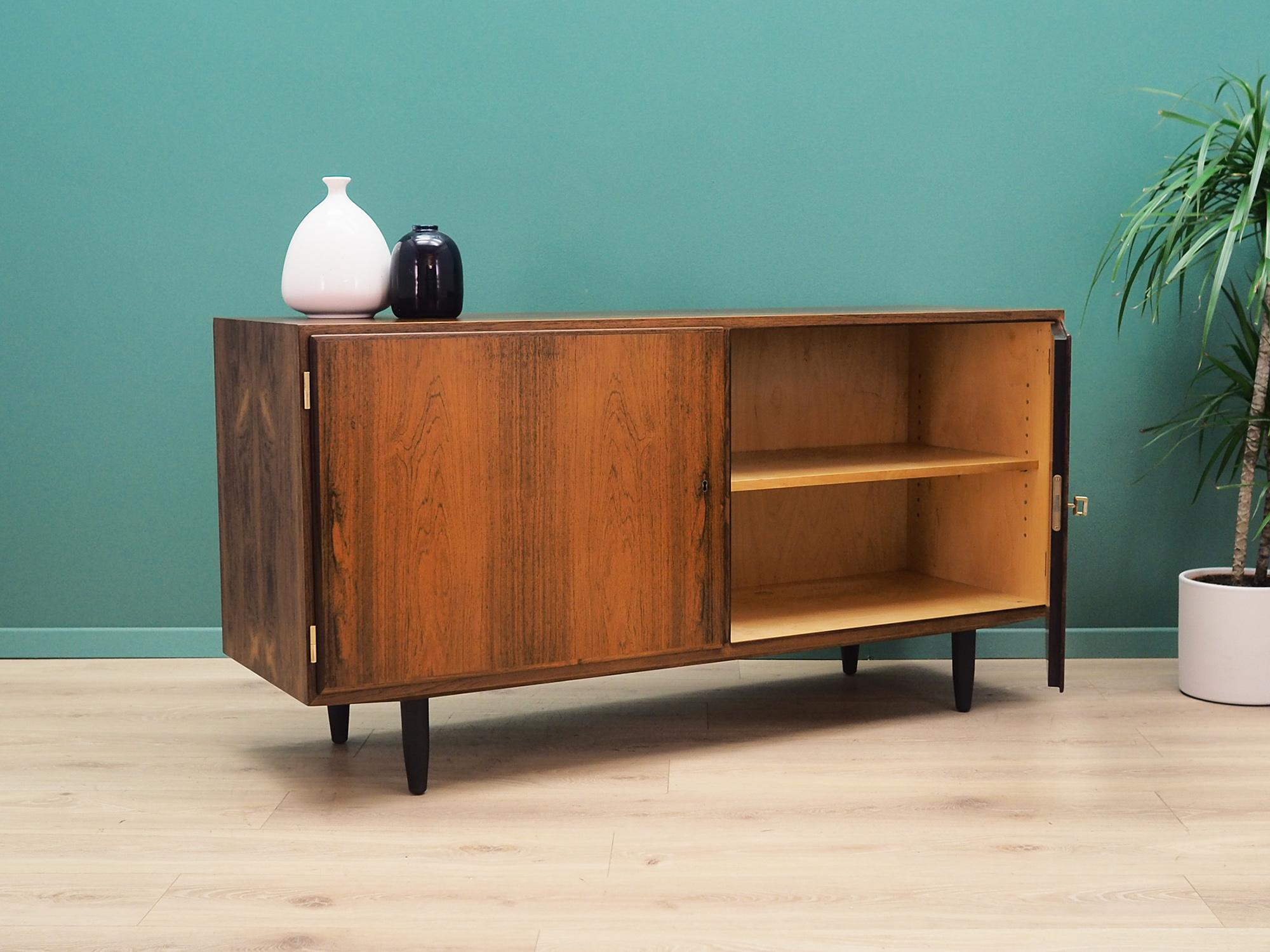 Veneer Rosewood Cabinet, Danish Design, 1960s, Designer Carlo Jensen, Producer Hundev For Sale