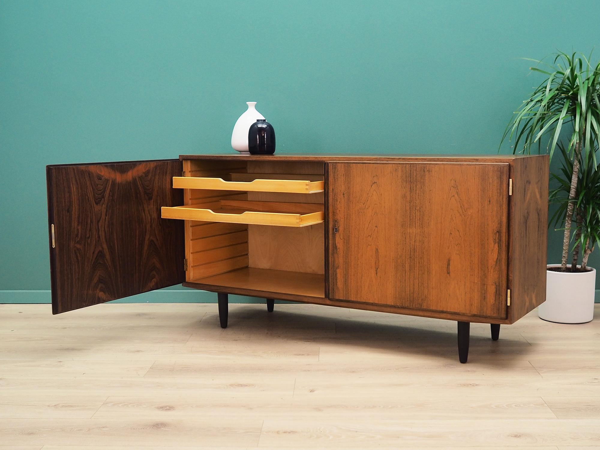 Mid-20th Century Rosewood Cabinet, Danish Design, 1960s, Designer Carlo Jensen, Producer Hundev For Sale