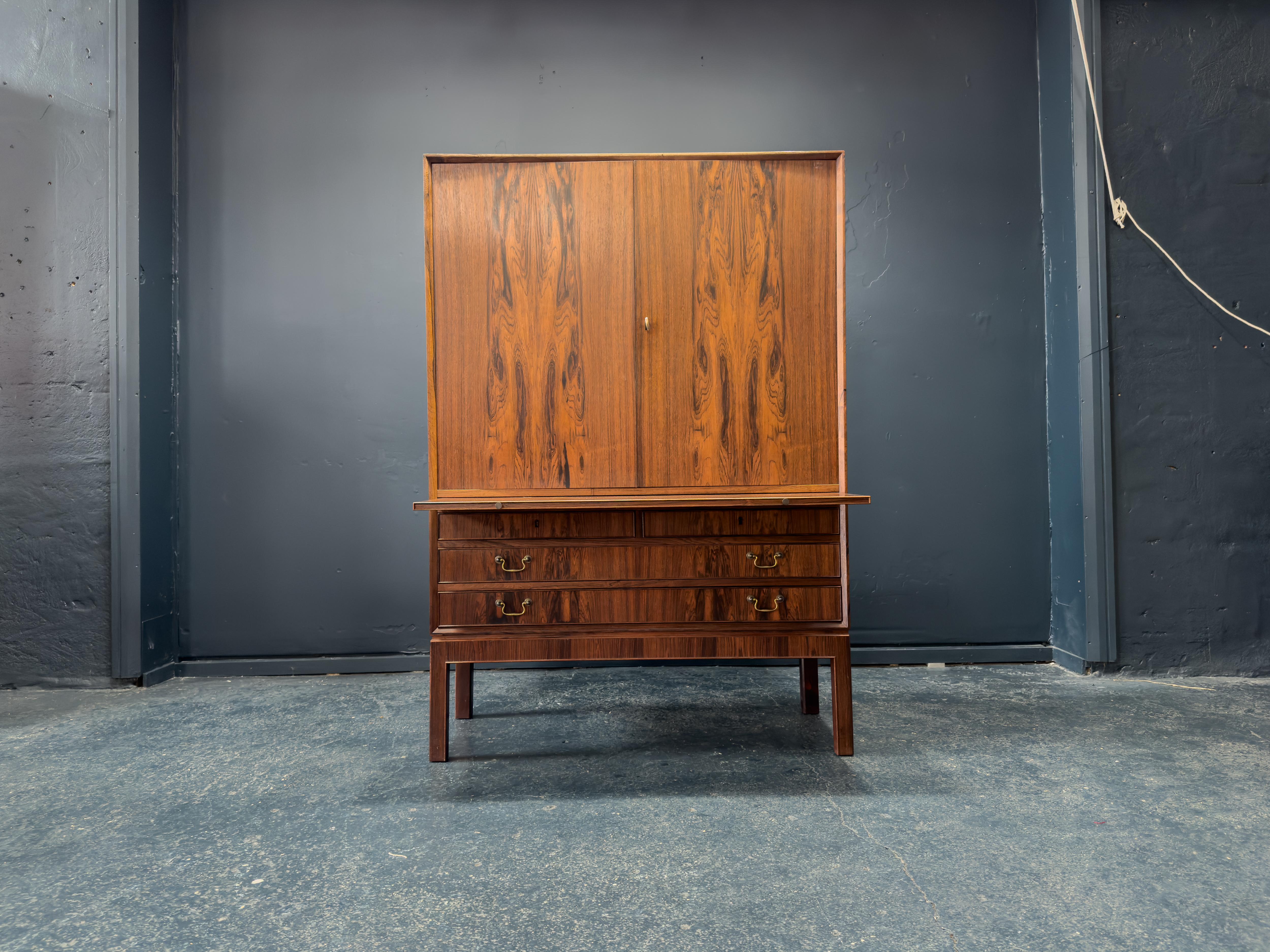 Danish Traditional Large Cabinet For Sale