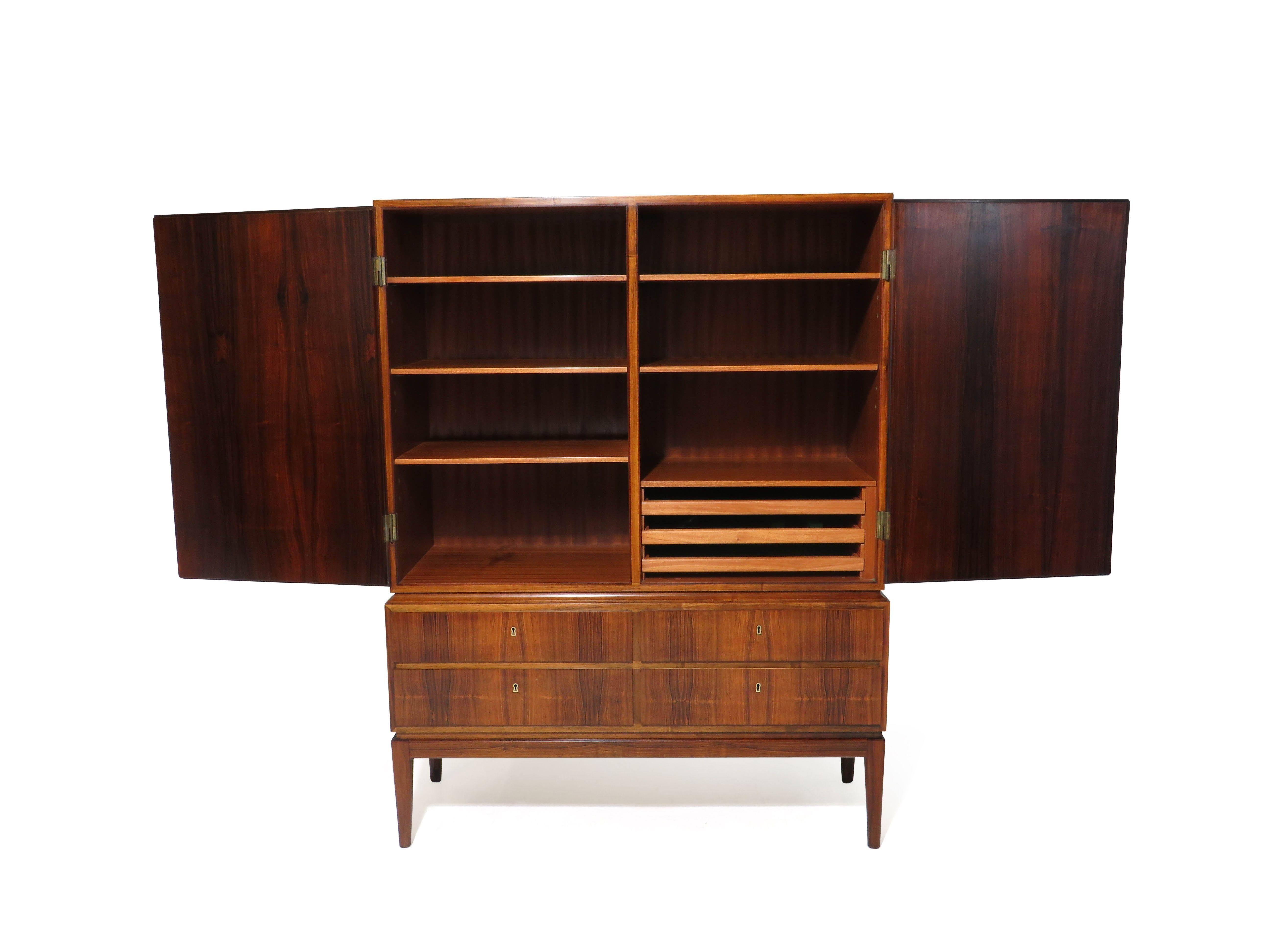 20th Century Rosewood Cabinet For Sale