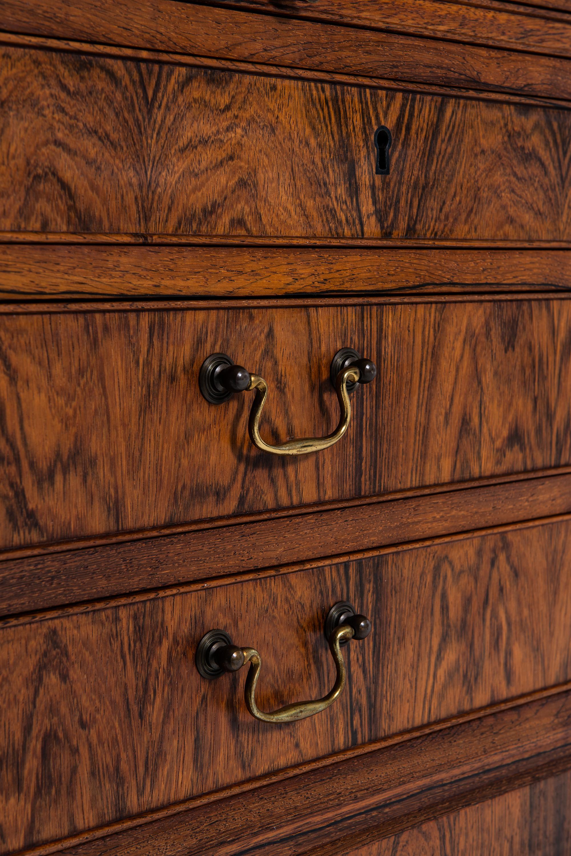 Rosewood Cabinet Produced by Cabinetmaker C.B. Hansen in Denmark 3