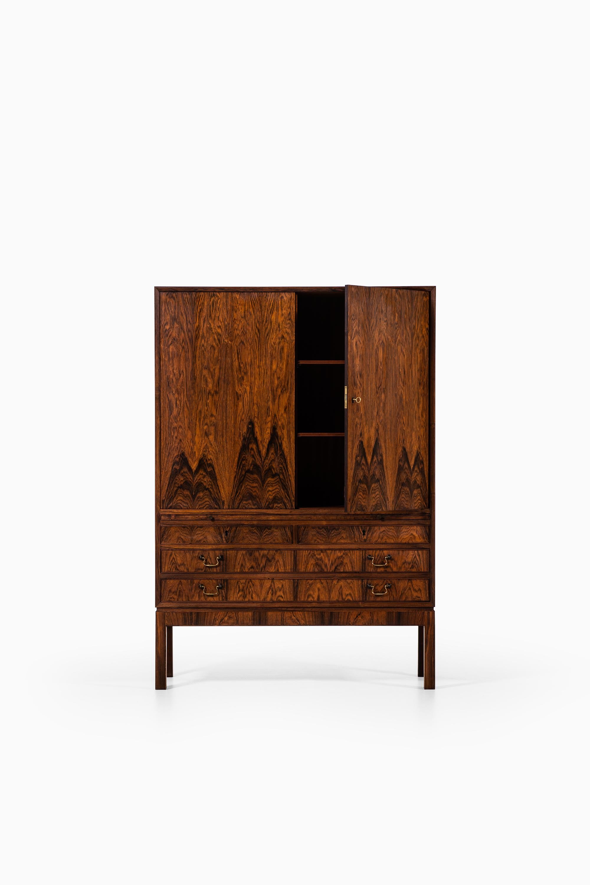 Danish Rosewood Cabinet Produced by Cabinetmaker C.B. Hansen in Denmark