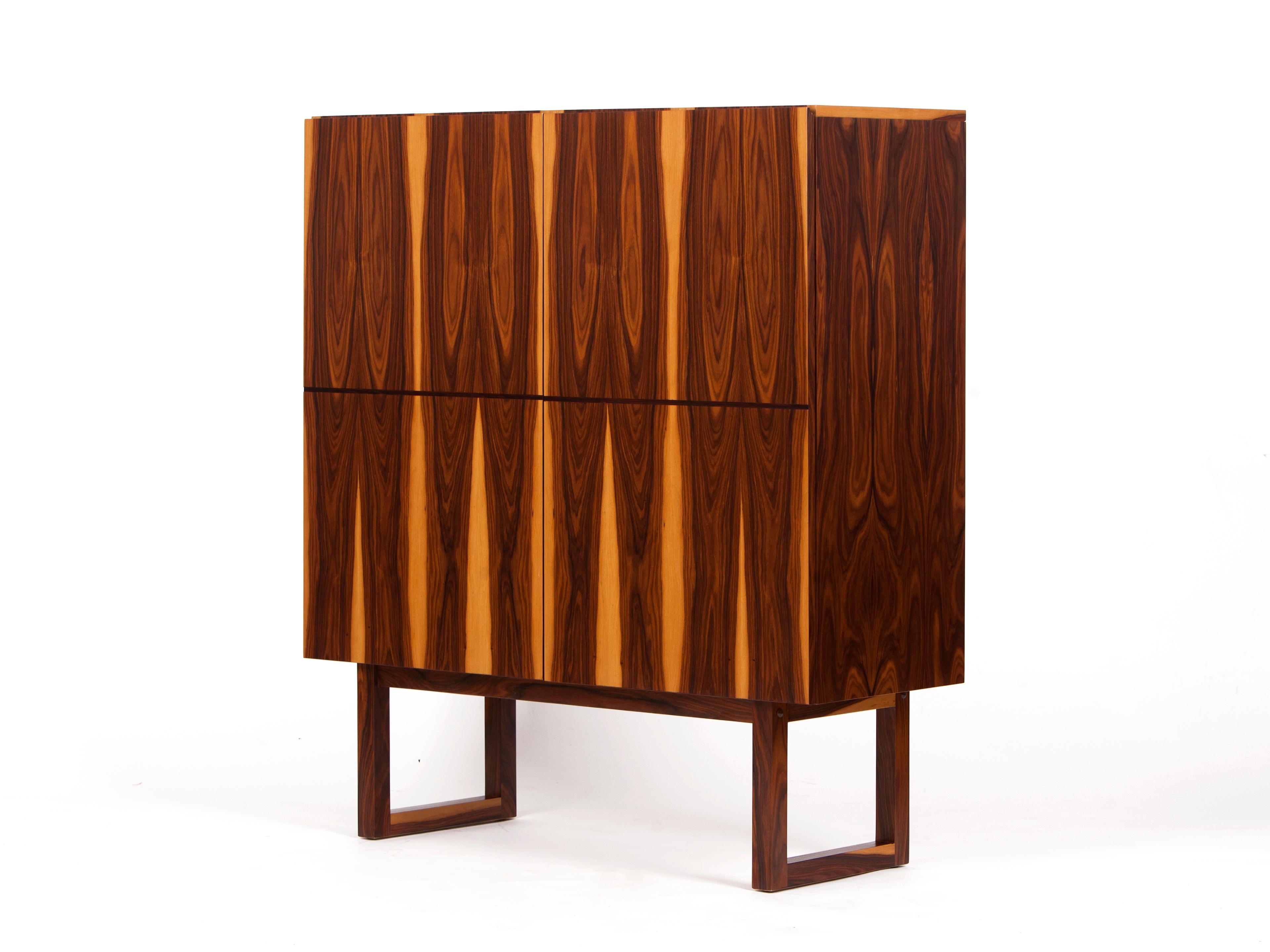 Mid-Century Modern Rosewood Cabinet Wardrobe, 1970s