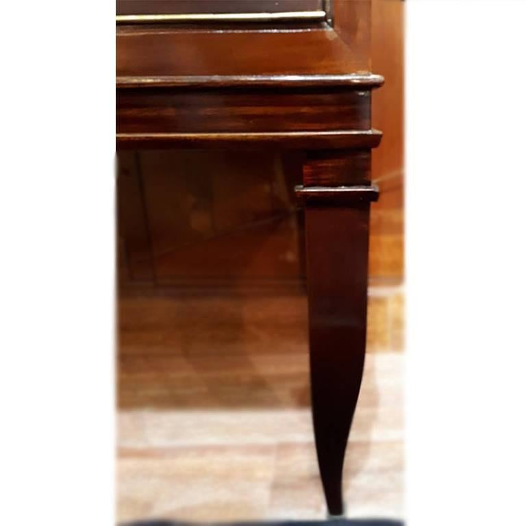 Rosewood Cabinet with Bronze and Brass Detail by Gio Ponti, Italy, 1925 For Sale 2