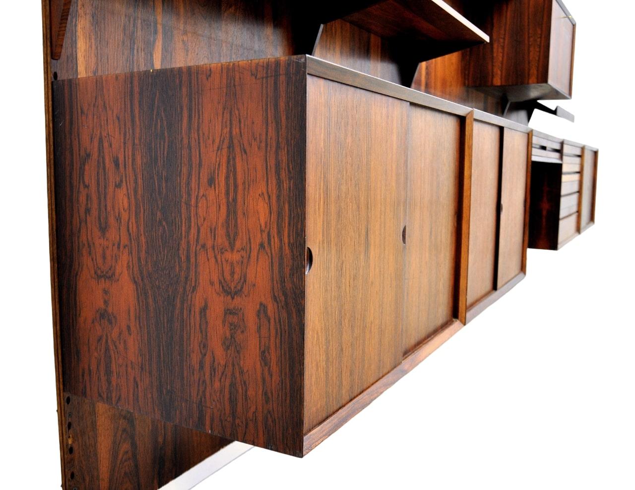 Rosewood Cado Wall System by Poul Cadovius, 1960s 3