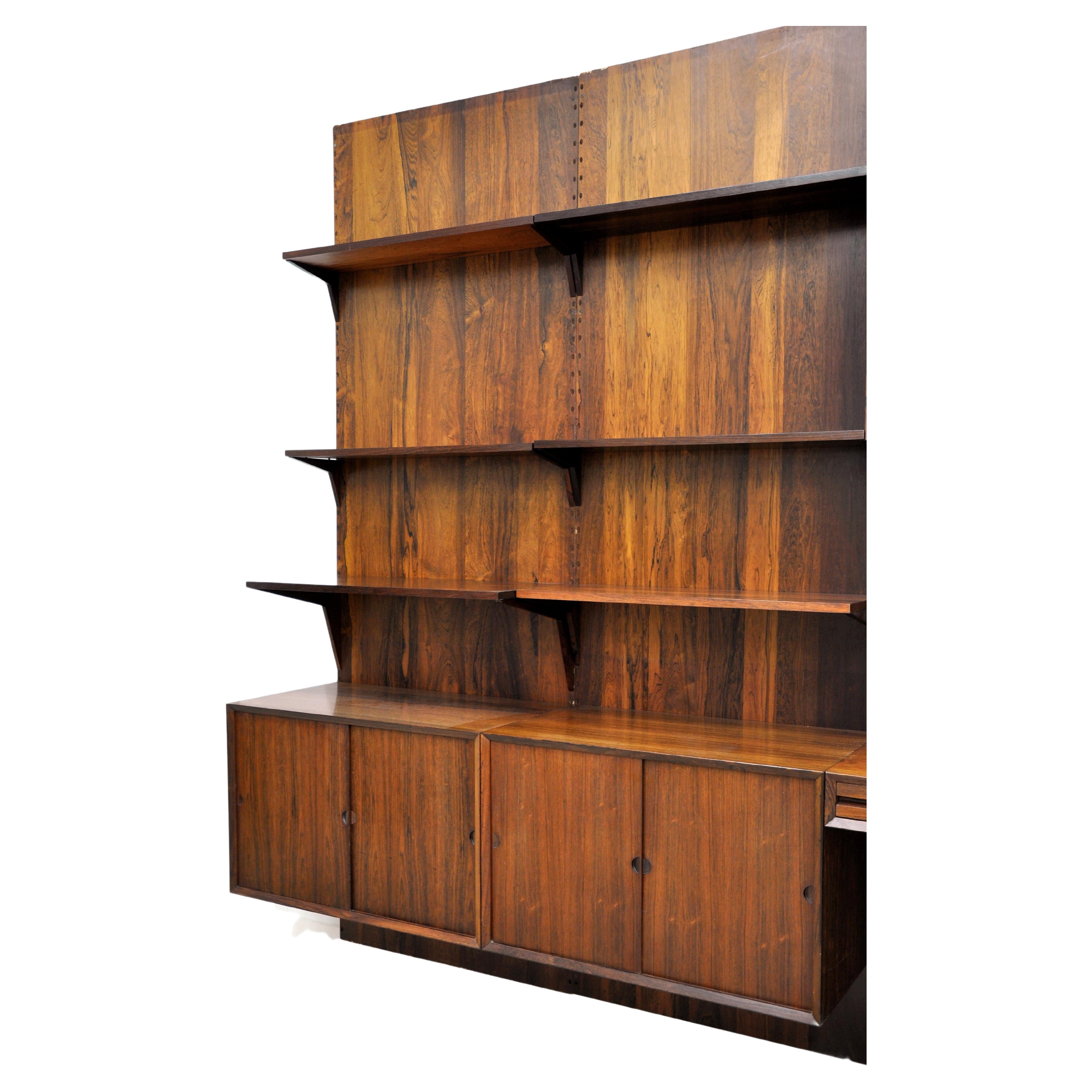 Rosewood Cado Wall System by Poul Cadovius, 1960s 8