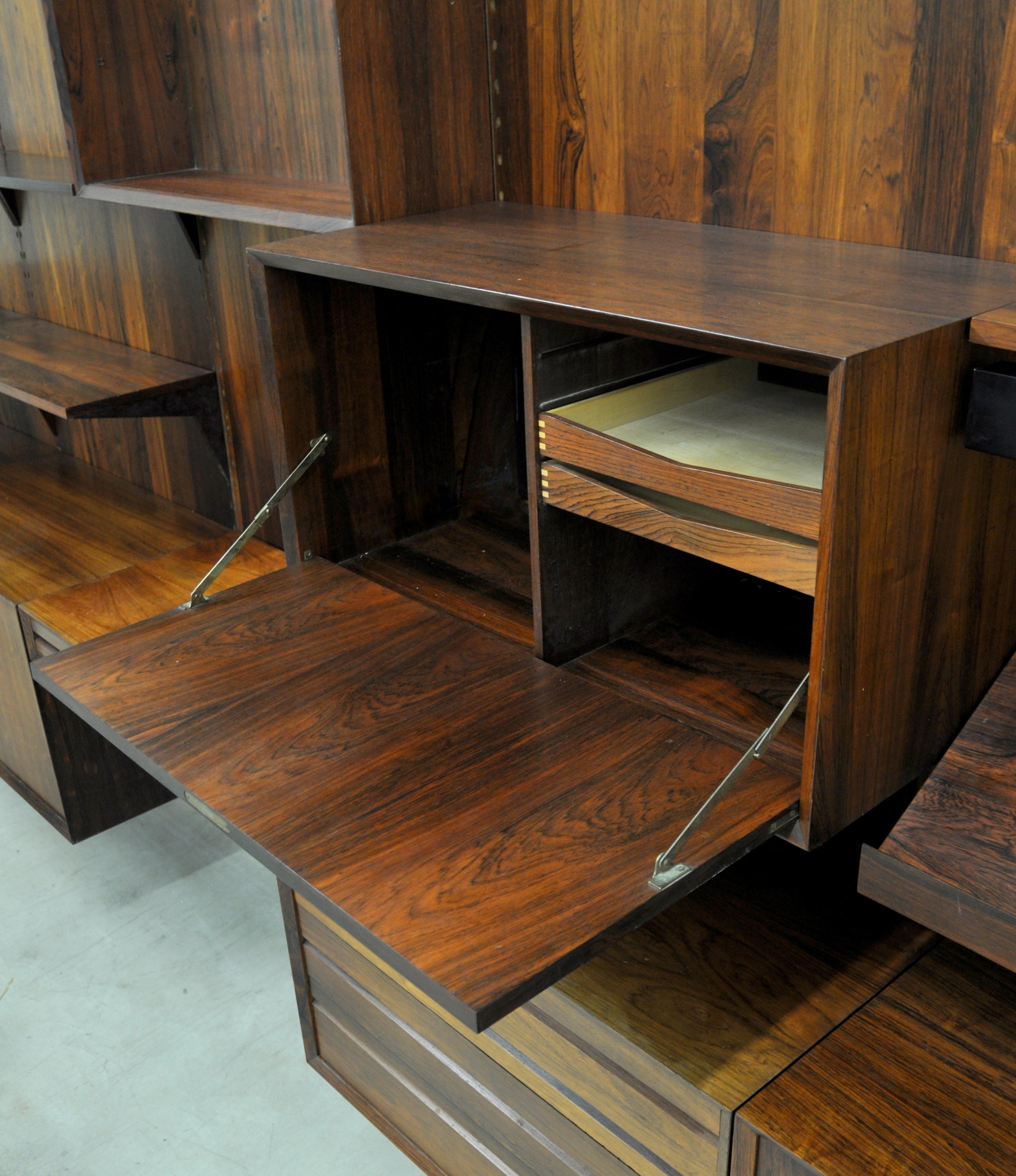 20th Century Rosewood Cado Wall System by Poul Cadovius, 1960s