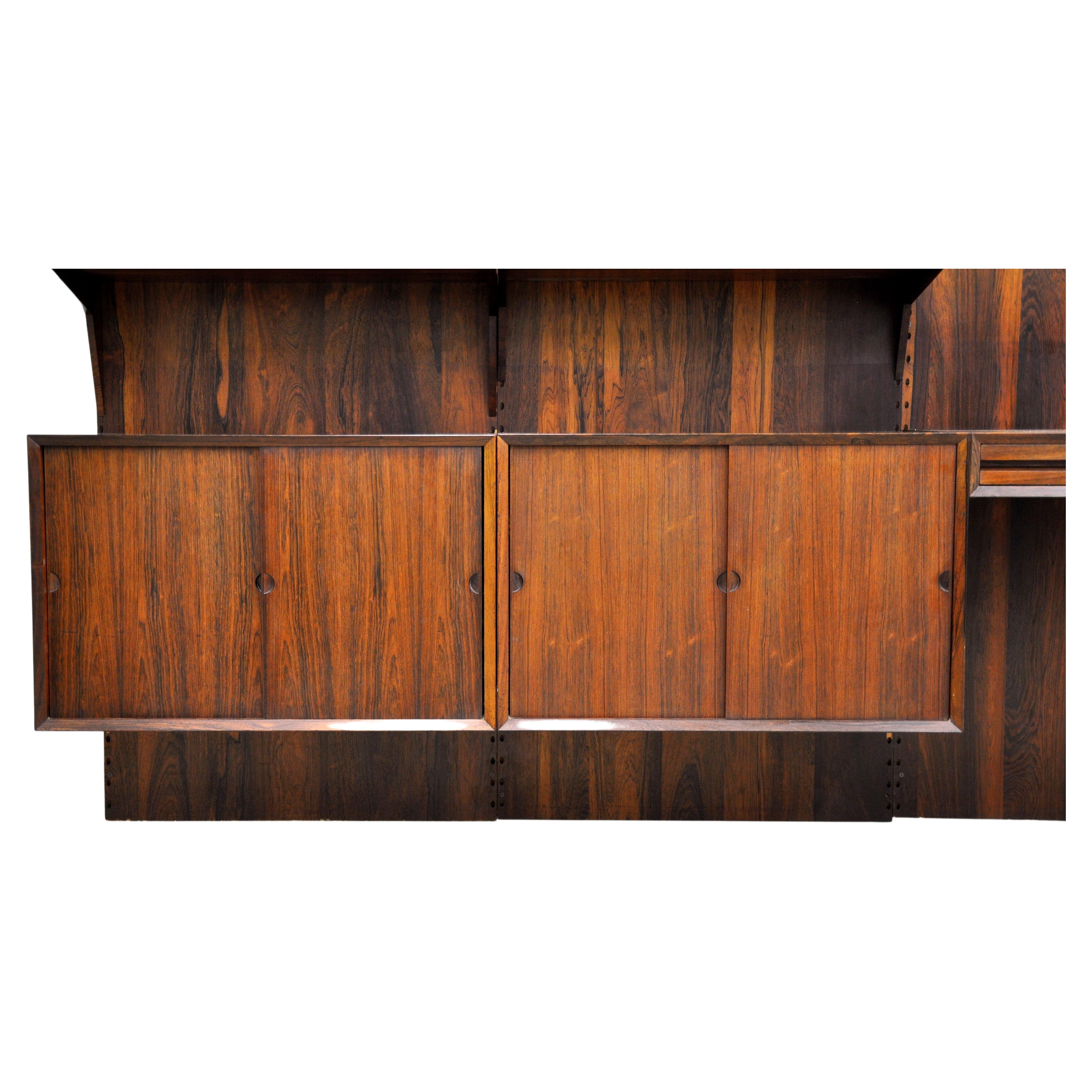 Rosewood Cado Wall System by Poul Cadovius, 1960s 2