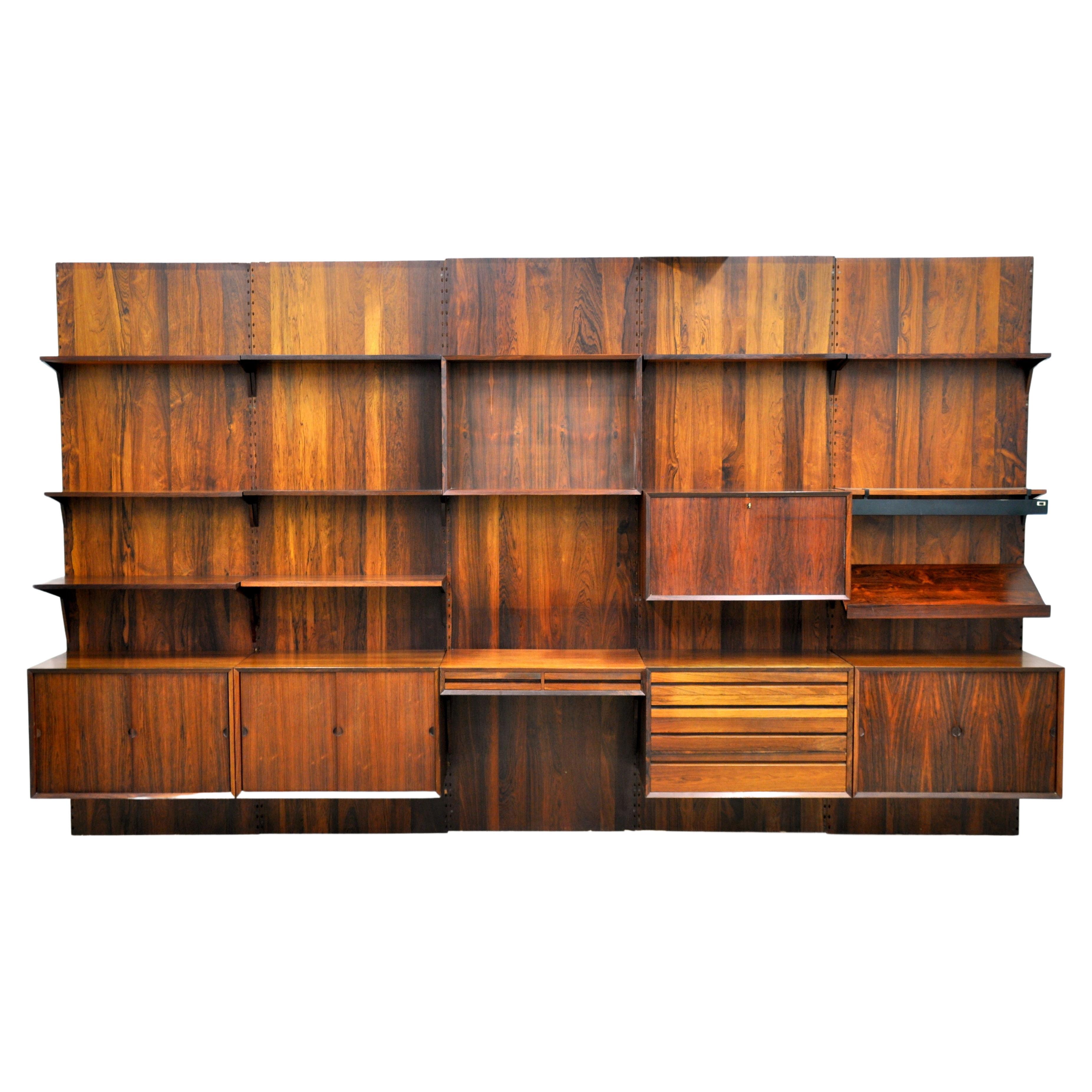 Rosewood Cado Wall System by Poul Cadovius, 1960s