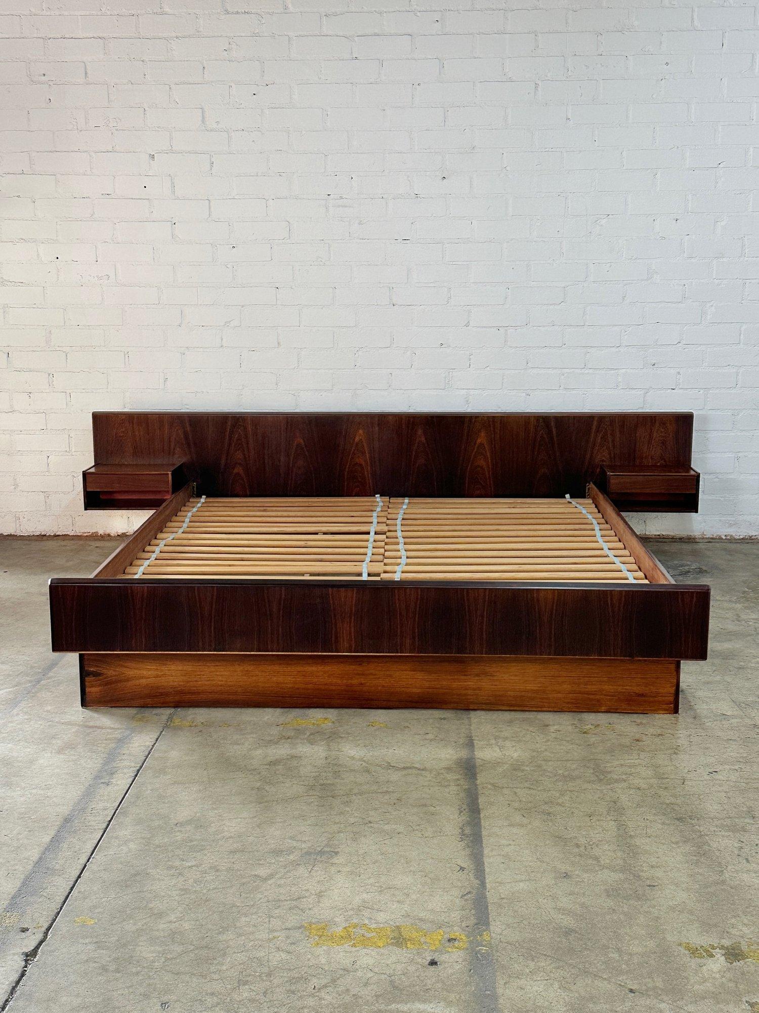 Rosewood California King Platform Bed For Sale 11