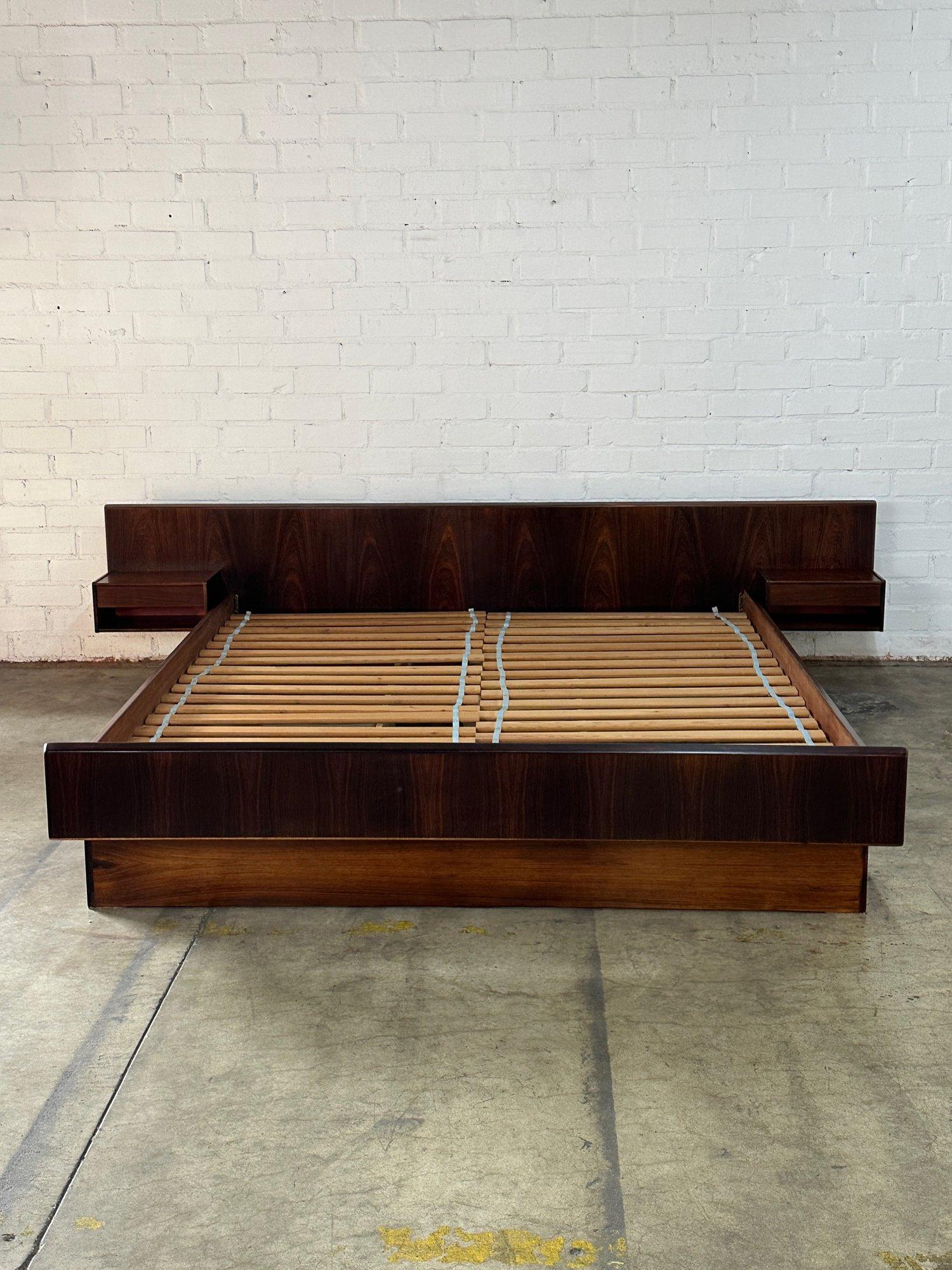 Rosewood California King Platform Bed For Sale 12