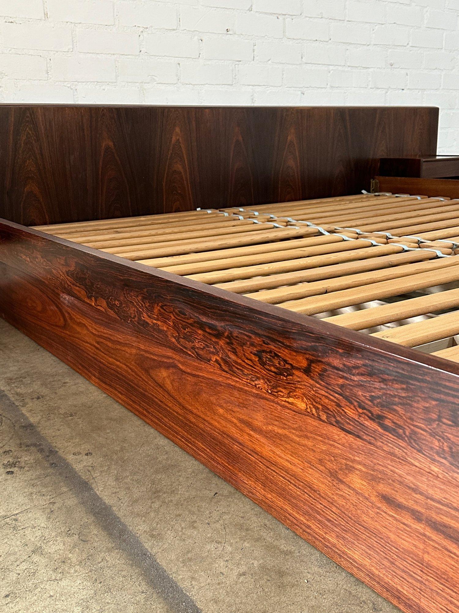 Rosewood California King Platform Bed For Sale 1
