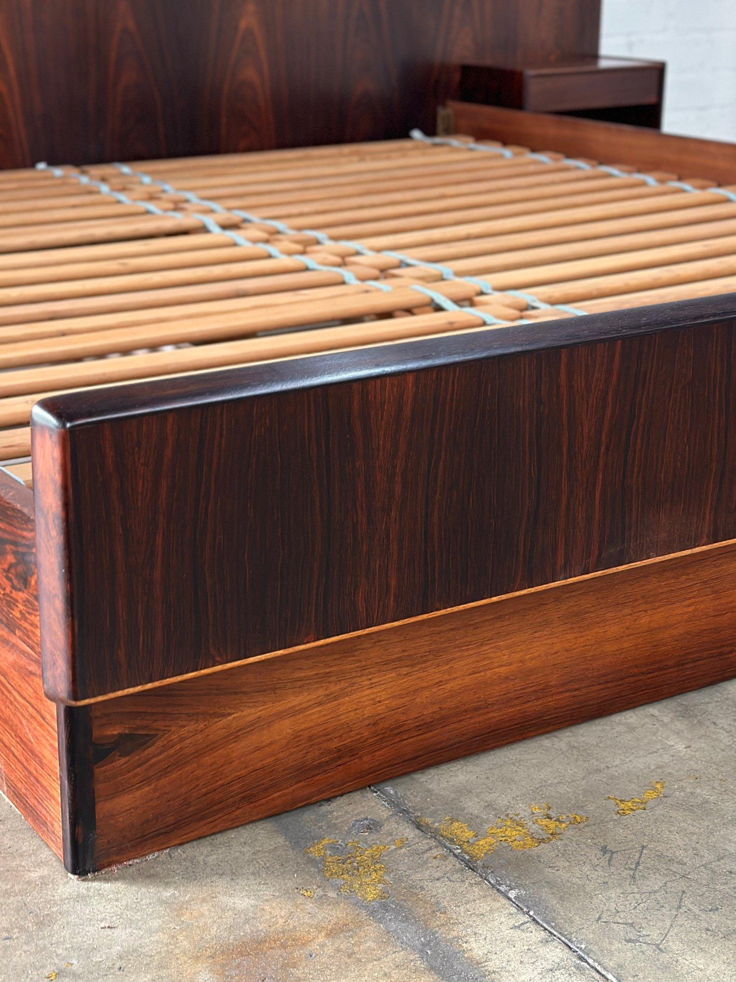 Rosewood California King Platform Bed For Sale 2