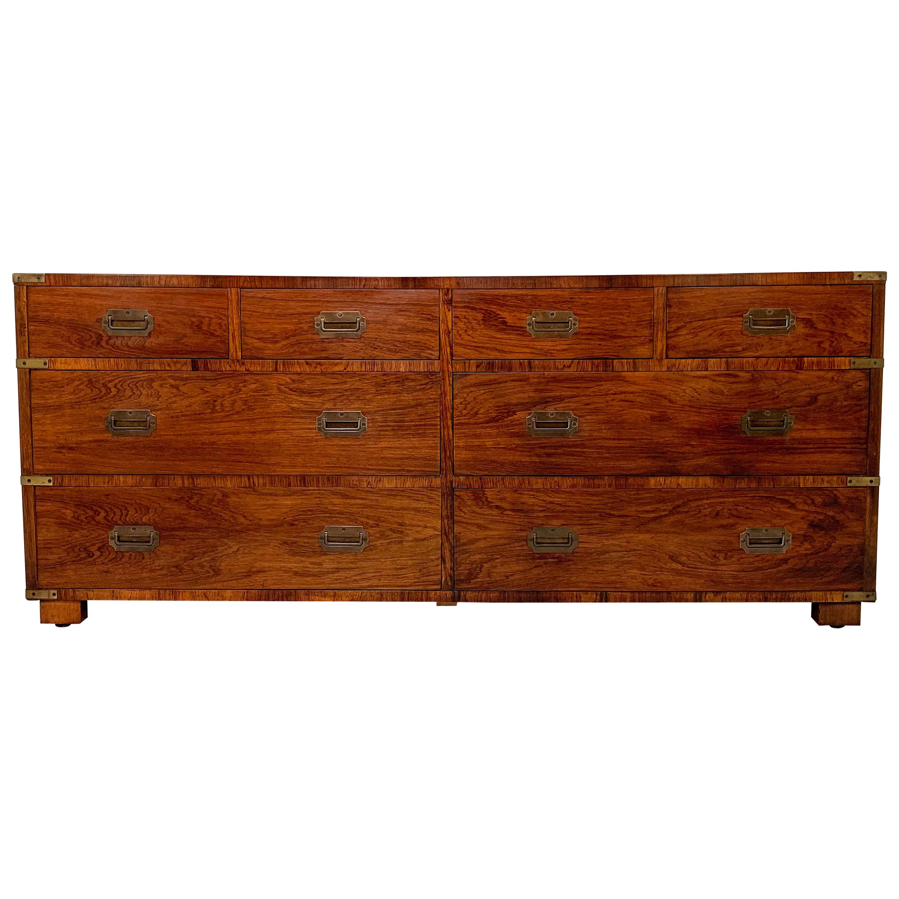 Rosewood Campaign Chest by John Stuart of New York, circa 1950s