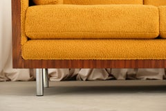Rosewood Case Sofa in the Style of Milo Baughman, 1970s