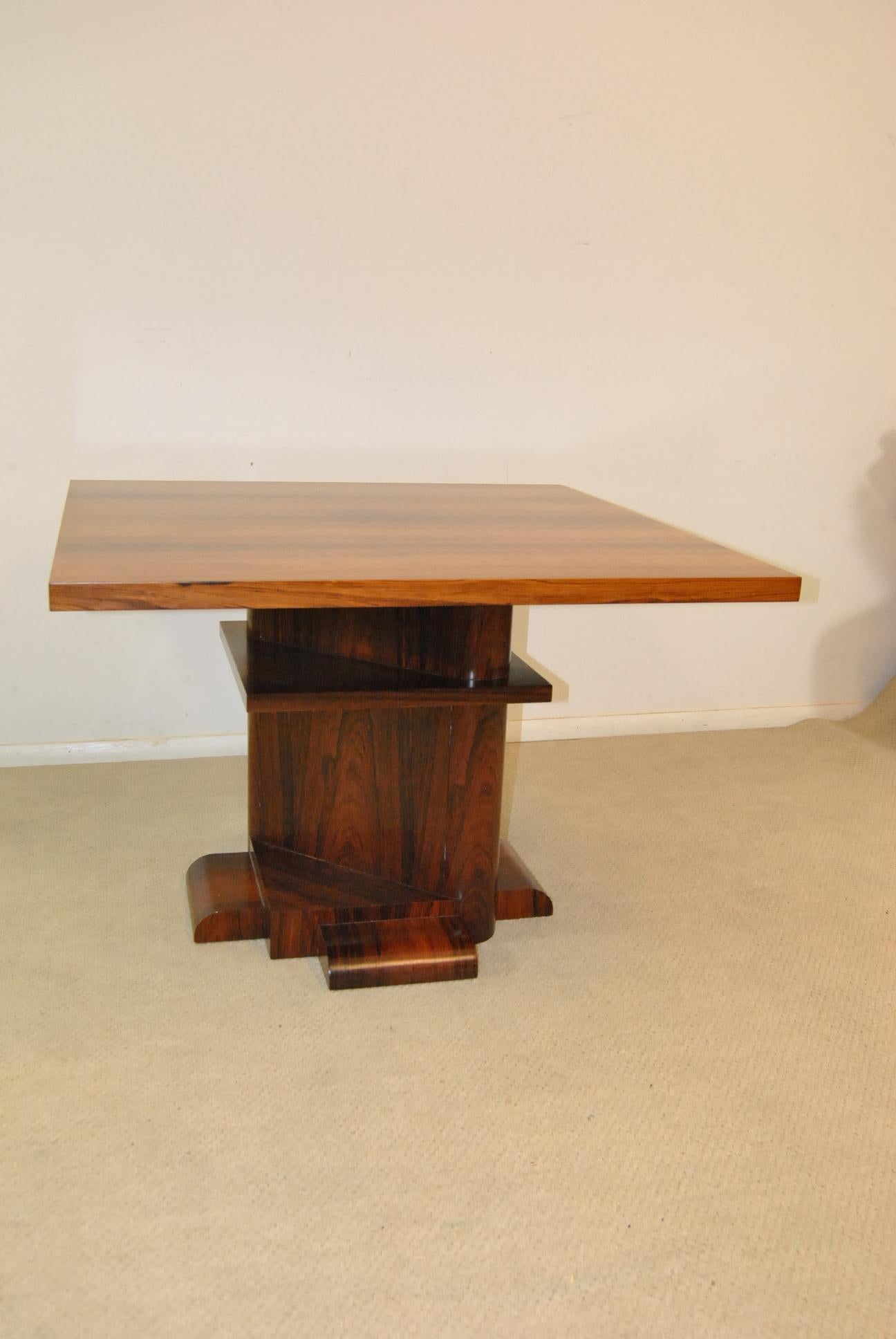 American Rosewood Centre Table by Larry Lazlo/Bexley Heath for Widdicomb Numbered 25/100 For Sale