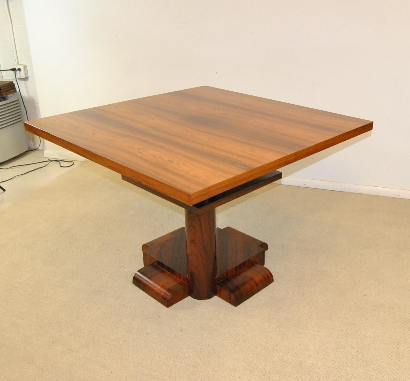 Rosewood Centre Table by Larry Lazlo/Bexley Heath for Widdicomb Numbered 25/100 In Good Condition For Sale In Toledo, OH