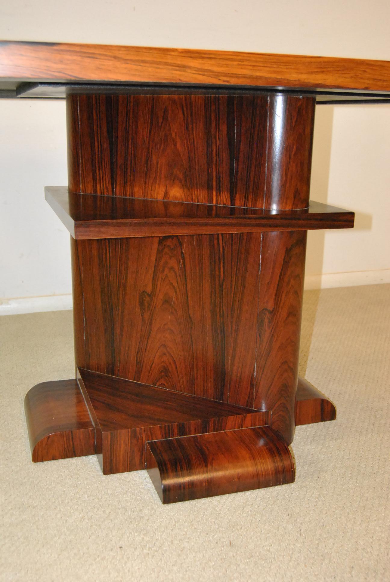 Rosewood Centre Table by Larry Lazlo/Bexley Heath for Widdicomb Numbered 25/100 For Sale 1