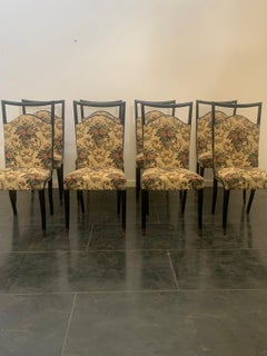 Sedie in legno di palissandro di Dassi Mobili Moderni, anni '50, set di 8 pezzi