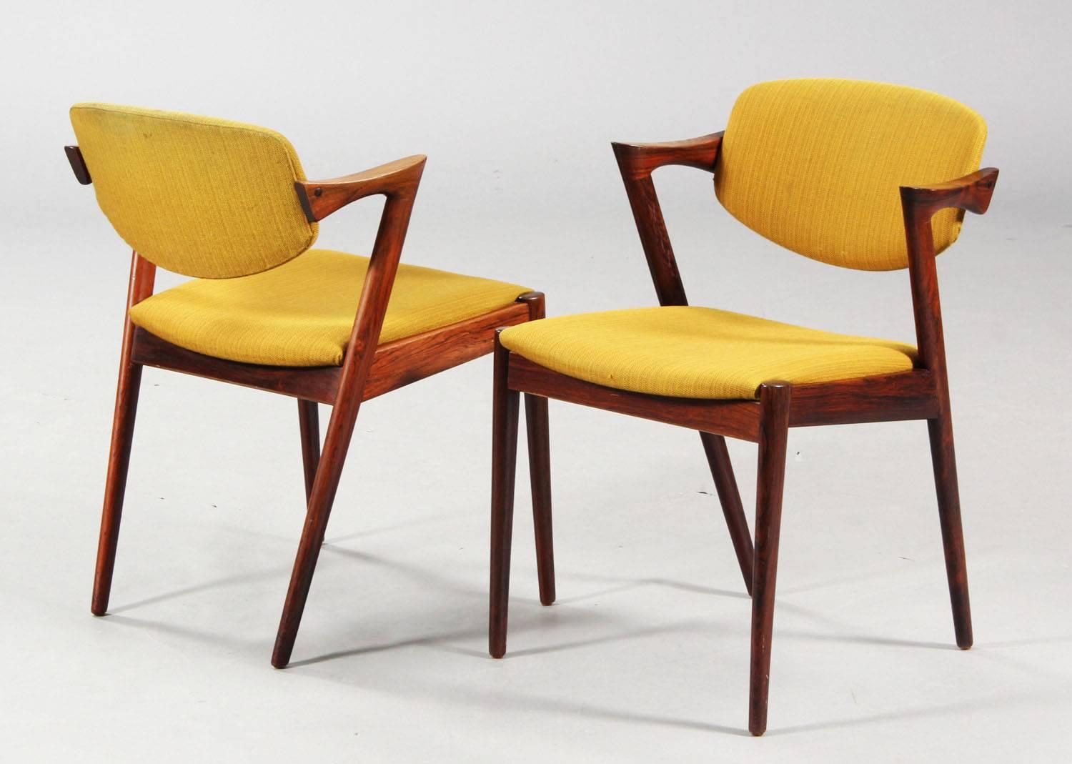 Stühle von Kai Kristiansen Modell 42 3