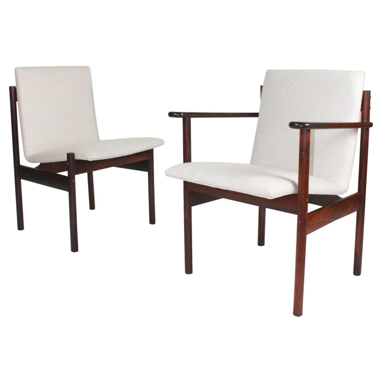 Rosewood Chairs by Sven Ivar Dysthe for Dokka Møbler, set of 4