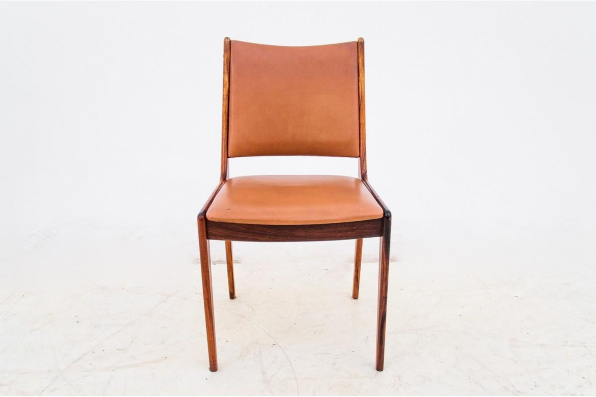 Scandinavian Modern Rosewood Chairs, Danish Design, 1960s
