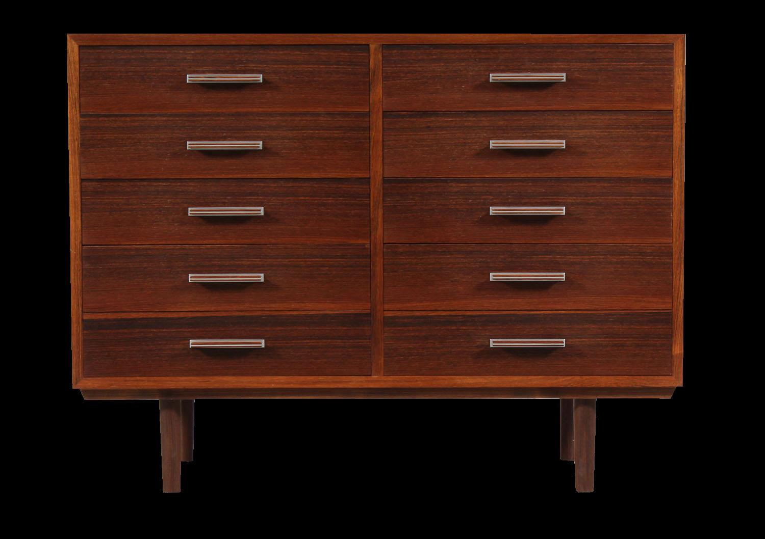 Danish Rosewood Chest of 8 Drawers by Axel Christiansen for ACD Mobler