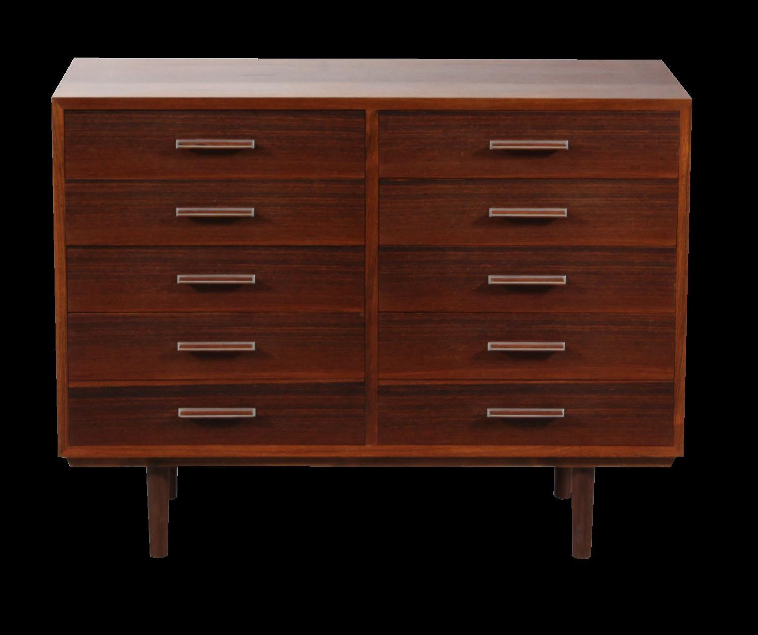 Rosewood Chest of 8 Drawers by Axel Christiansen for ACD Mobler 1