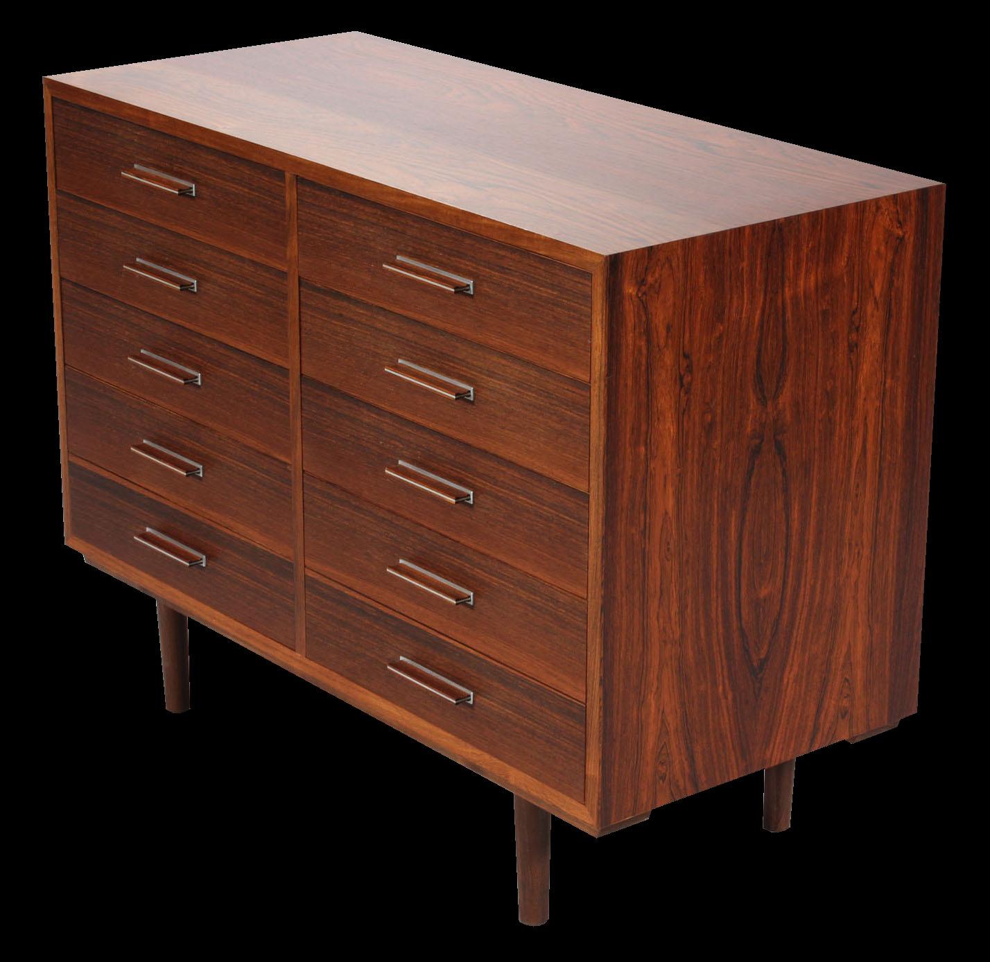 Rosewood Chest of 8 Drawers by Axel Christiansen for ACD Mobler 2