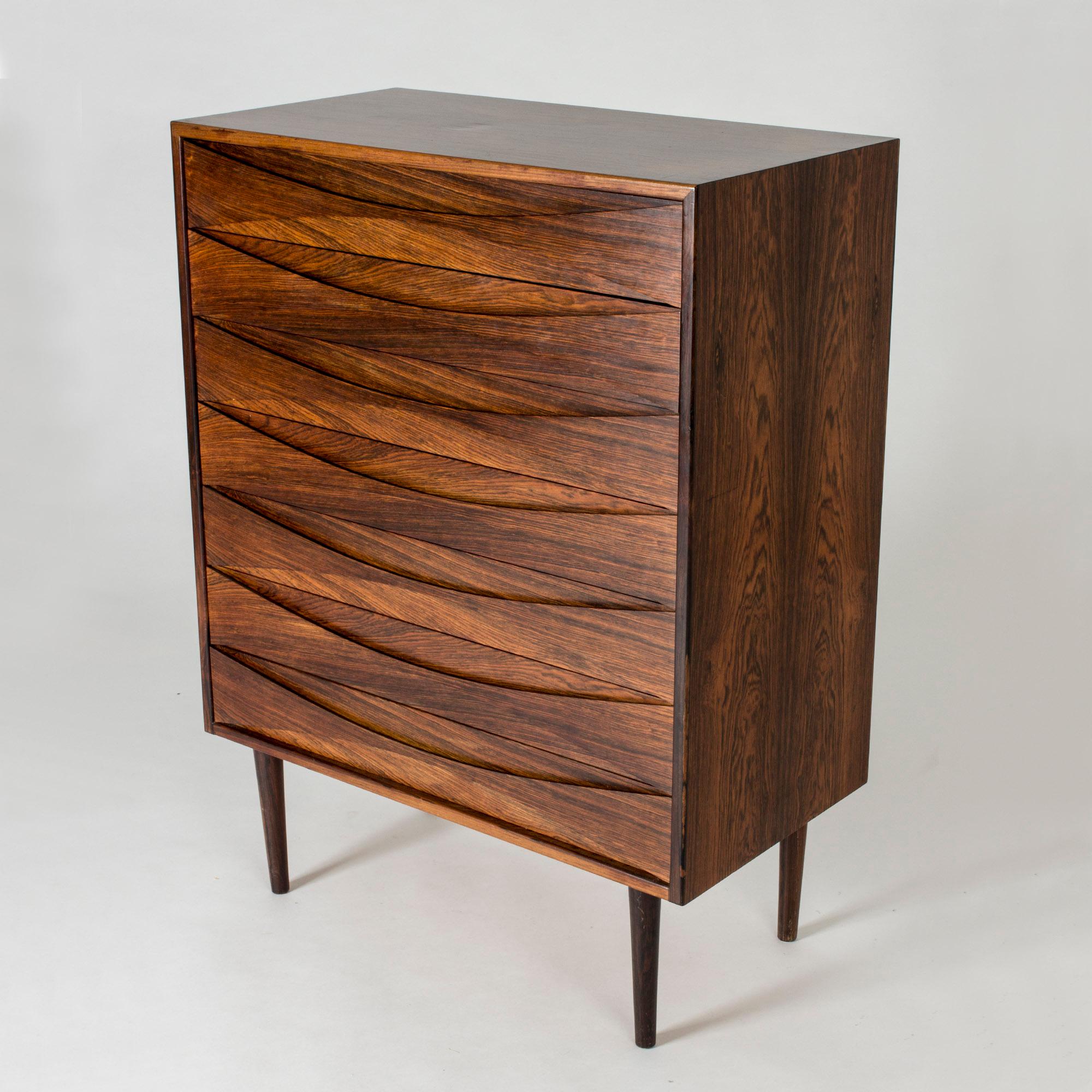Scandinavian Modern Rosewood Chest of Drawers by Arne Vodder