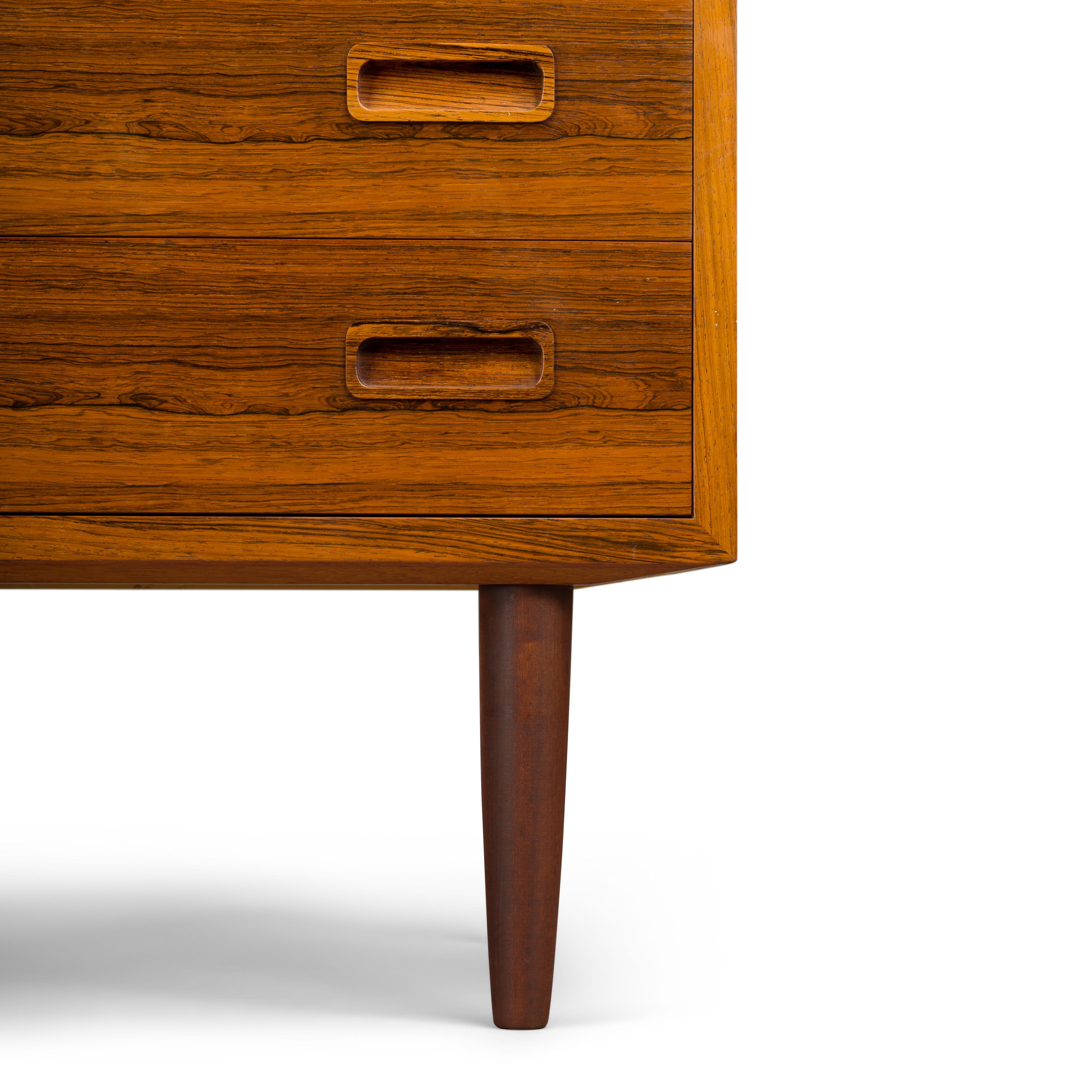 Veneer Chest of Drawers by Carlo Jensen for Hundevad & Co., 1960s