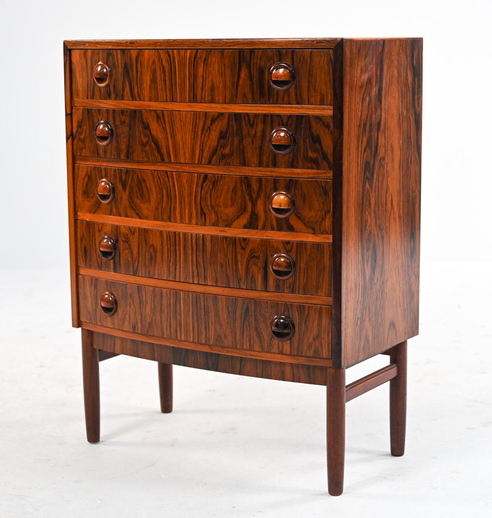 20th Century Rosewood Chest of Drawers by Kai Kristiansen, c. 1950's