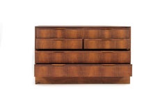 Rosewood Chest of Drawers, Denmark 1960s, Solid Frame