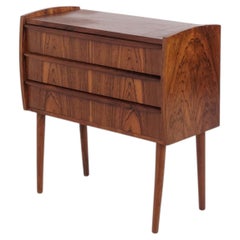 Rosewood Chest of Drawers with 3 Drawers Danish Design from the 1960s