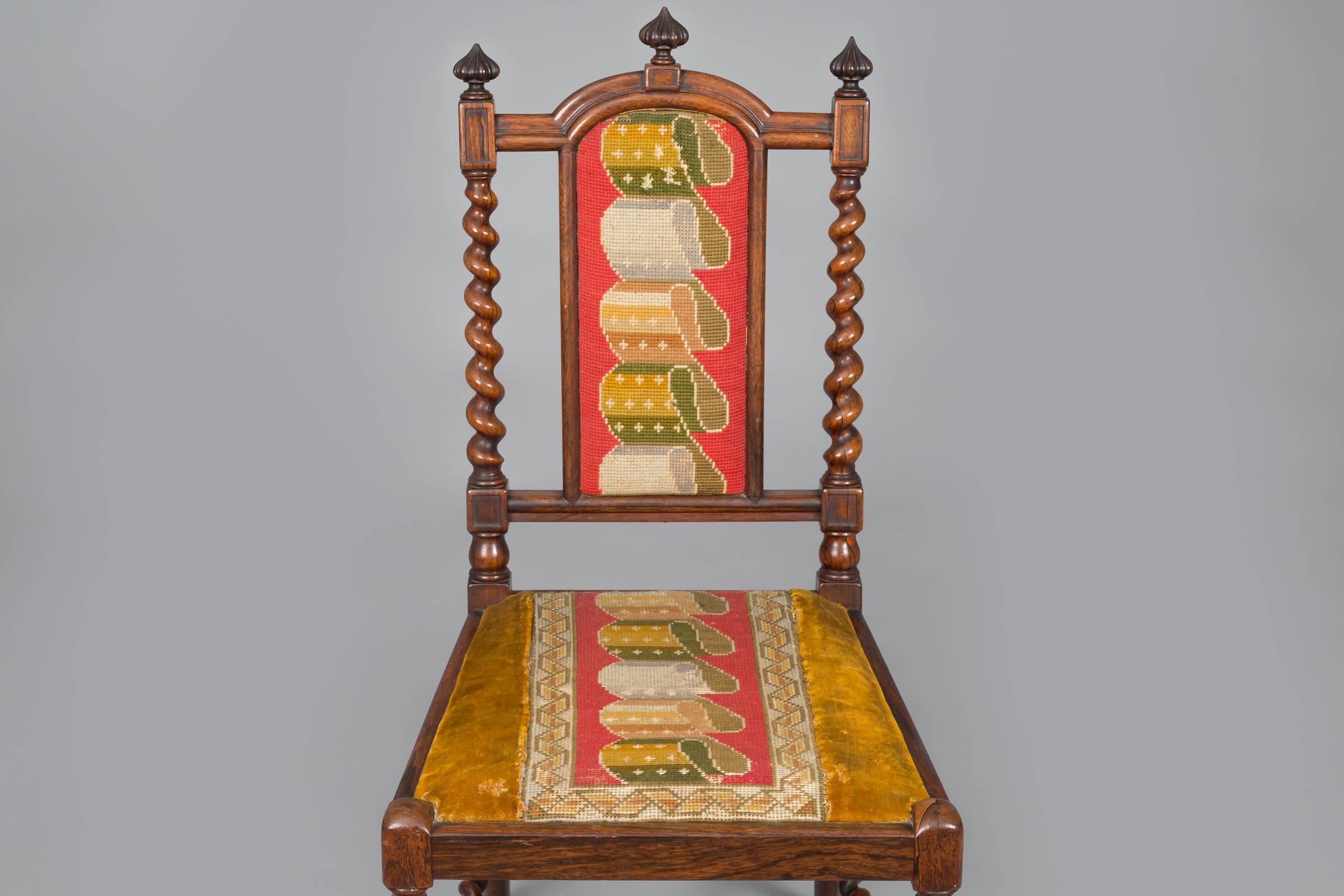 Rosewood Child's Side Chair, circa 1830 In Excellent Condition For Sale In Sheffield, MA