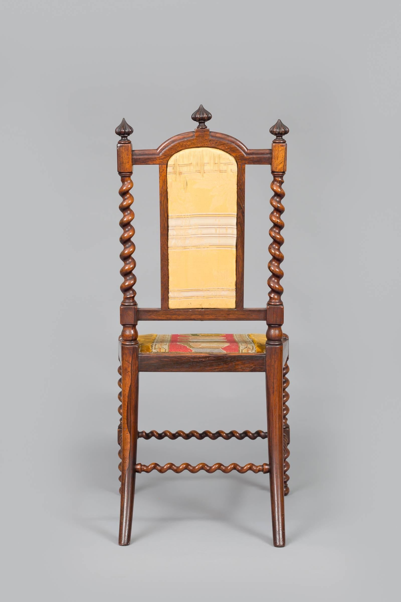 Rosewood Child's Side Chair, circa 1830 For Sale 1